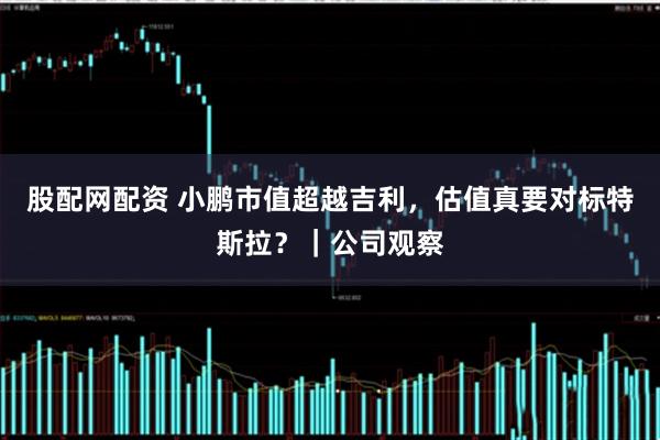 股配网配资 小鹏市值超越吉利，估值真要对标特斯拉？｜公司观察