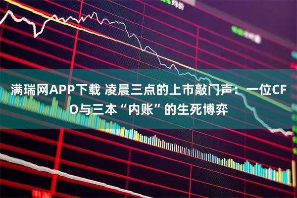 满瑞网APP下载 凌晨三点的上市敲门声：一位CFO与三本“内账”的生死博弈